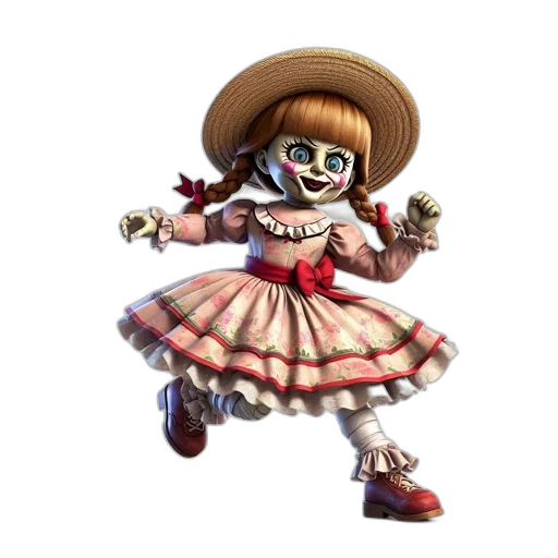 dress, staff, weapon, robot transparent PNG cut-out