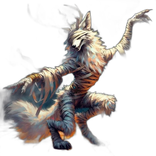 dragon, creature, animal, staff transparent PNG cut-out
