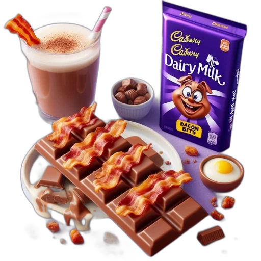 food, humorous, tableau, cadbury transparent PNG cut-out