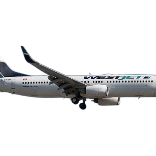 westjet, airplane, captured, flight transparent PNG cut-out