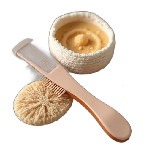 hair, food, golden, comb transparent PNG cut-out