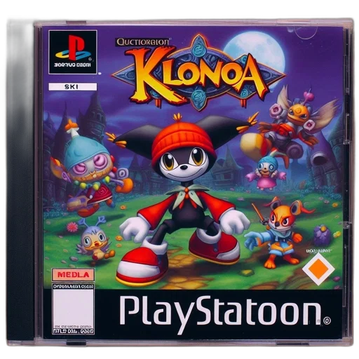 klonoa, small, anthropomorphic, creature transparent PNG cut-out