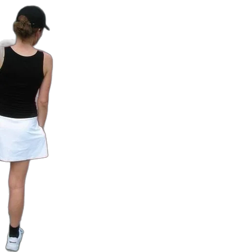 dress, shoes, jacket, staff transparent PNG cut-out