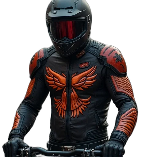 jacket, mask, robot, creature transparent PNG cut-out