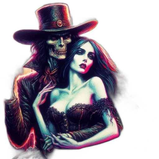 hat, comic book art, fantasy art, concept art transparent PNG cut-out