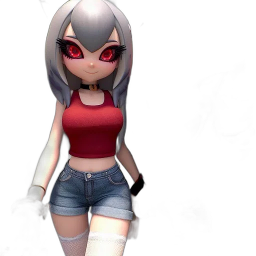 mask, 3d render, concept art, anime transparent PNG cut-out
