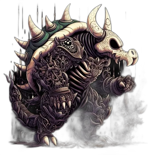 dragon, creature, mask, animal transparent PNG cut-out