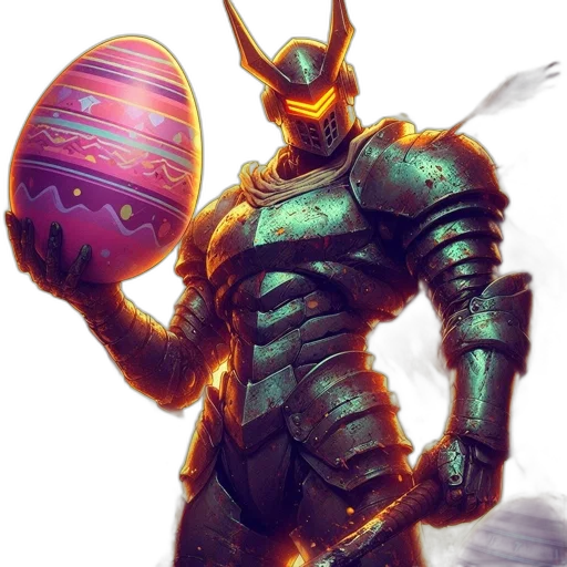 robot, sword, weapon, fantasy art transparent PNG cut-out
