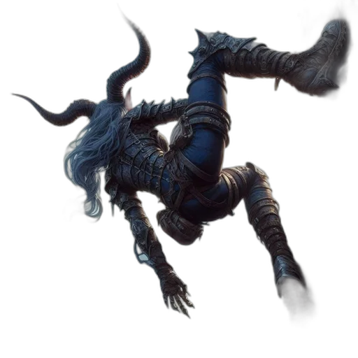 dragon, creature, staff, animal transparent PNG cut-out