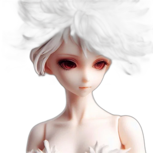 face, hair, mask, creature transparent PNG cut-out