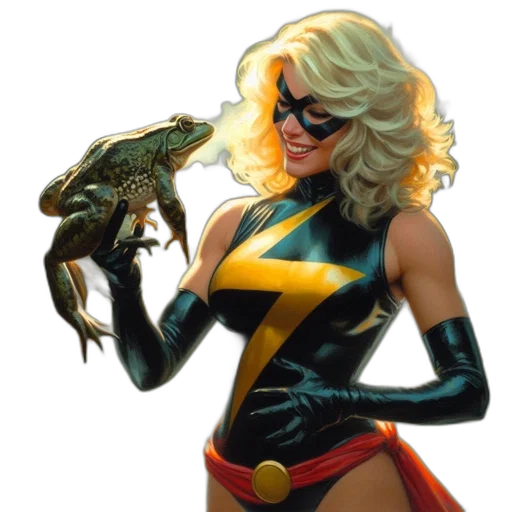 comic book art, concept art, golden, woman transparent PNG cut-out
