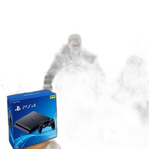 3d render, concept art, geralt, rivia transparent PNG cut-out