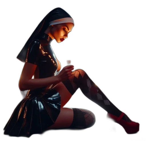 dress, shoes, bottle, concept art transparent PNG cut-out