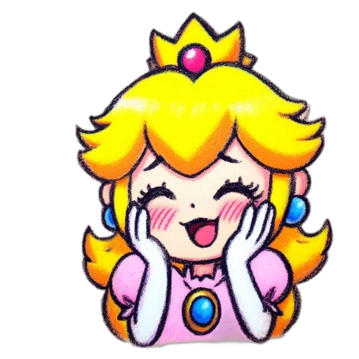 crown, pixel art, vaporwave, cartoon transparent PNG cut-out