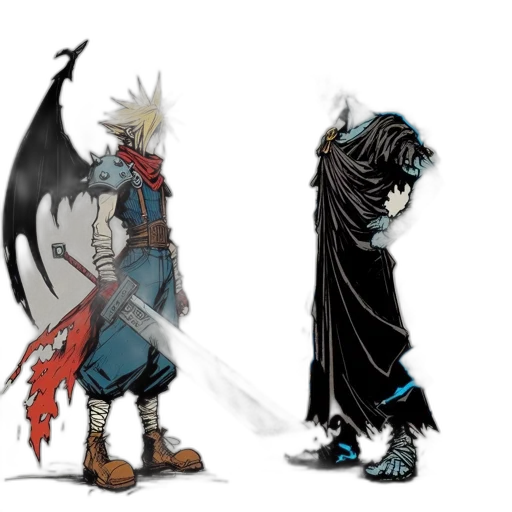 sword, dragon, concept art, fantasy art transparent PNG cut-out