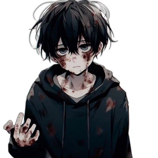 face, mask, jacket, creature transparent PNG cut-out