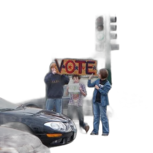 car, robot, staff, weapon transparent PNG cut-out