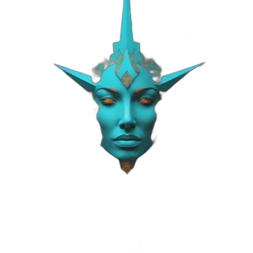 mask, face, crown, staff transparent PNG cut-out