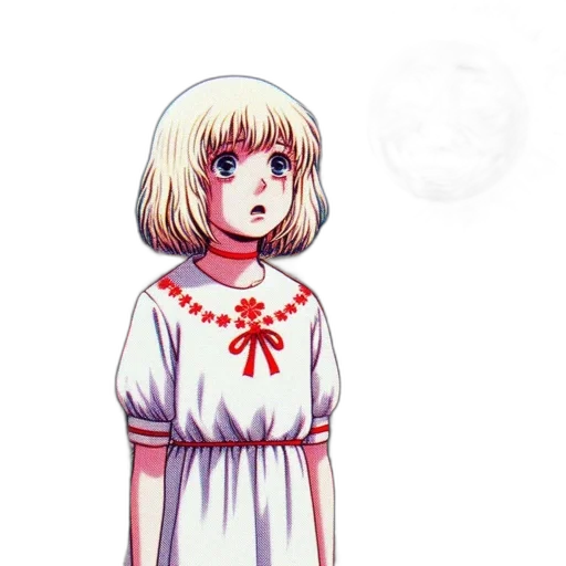 dress, staff, creature, face transparent PNG cut-out