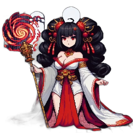 staff, dragon, weapon, fantasy art transparent PNG cut-out