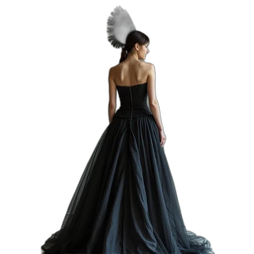 dress, concept art, photorealistic, fantasy art transparent PNG cut-out