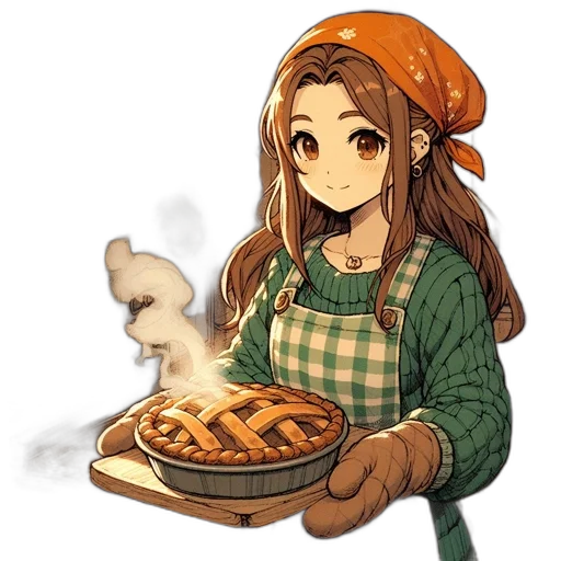 food, staff, pixel art, concept art transparent PNG cut-out