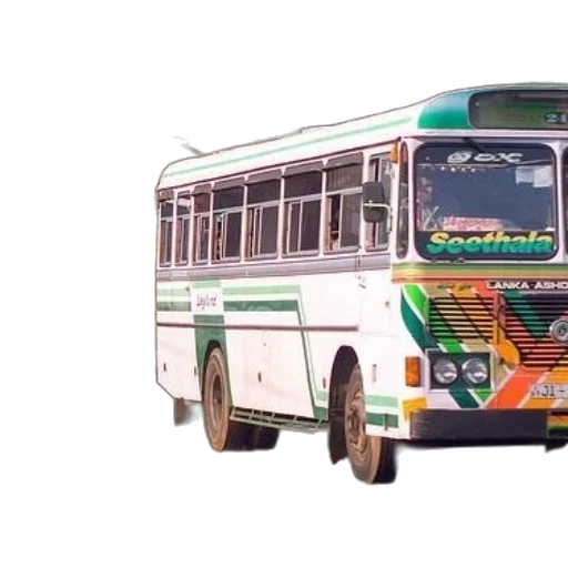 3d render, photorealistic, colorful, bus transparent PNG cut-out