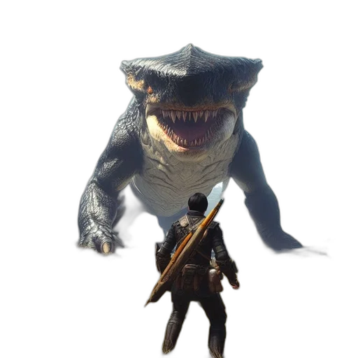 animal, dragon, creature, weapon transparent PNG cut-out