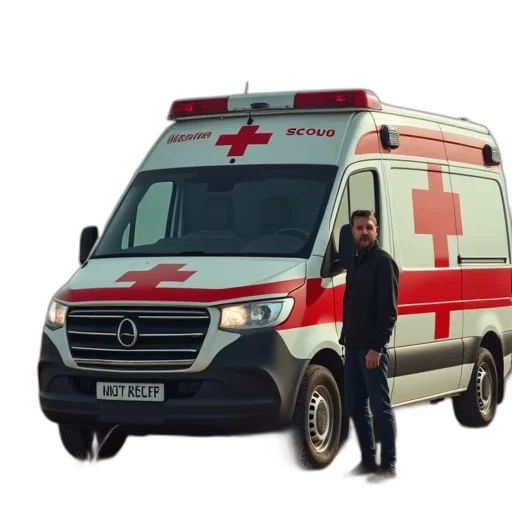 staff, car, 3d render, concept art transparent PNG cut-out