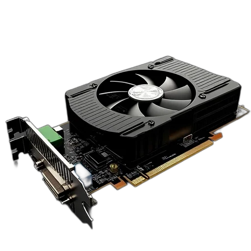 3d render, nvida, geforce, 61mm transparent PNG cut-out