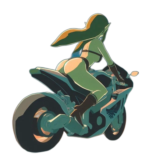 concept art, cartoon, pixel art, anime transparent PNG cut-out