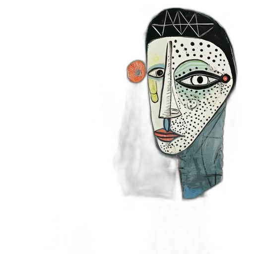 mask, face, jacket, concept art transparent PNG cut-out