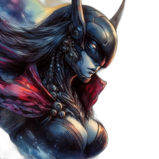 comic book art, concept art, fantasy art, woman transparent PNG cut-out