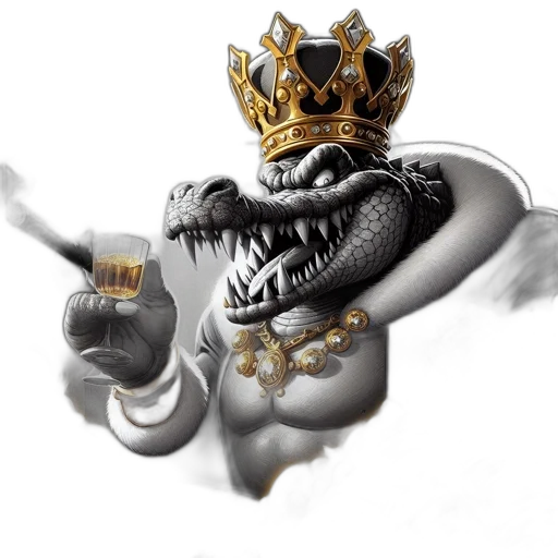 dragon, crown, staff, jewelry transparent PNG cut-out
