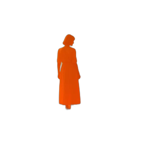 dress, staff, jacket, hat transparent PNG cut-out
