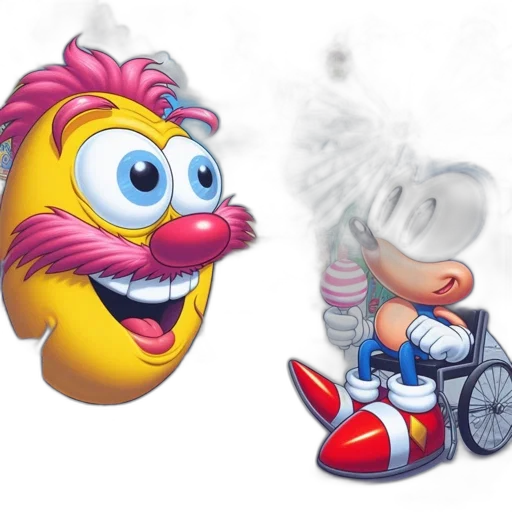 mask, concept art, cartoon, photorealistic transparent PNG cut-out