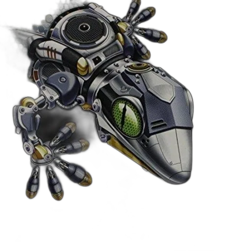 robot, weapon, mask, jewelry transparent PNG cut-out