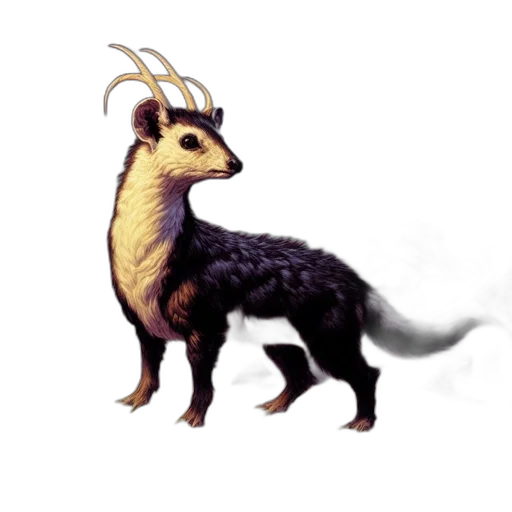 animal, dragon, creature, staff transparent PNG cut-out