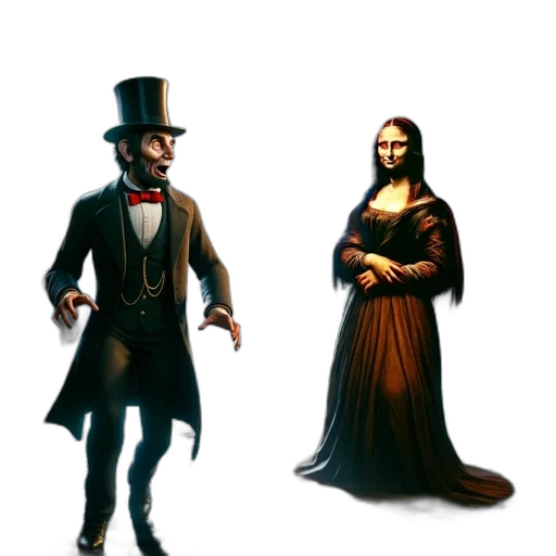 concept art, 3d render, fantasy art, pixel art transparent PNG cut-out