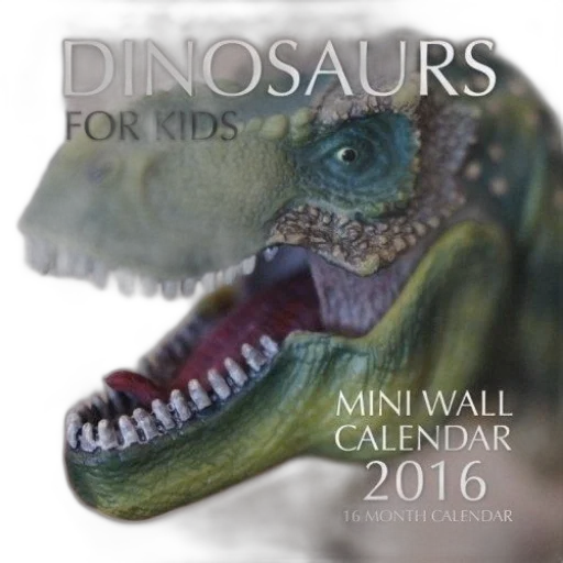 dinosaur-themed, mini, wall, calendar transparent PNG cut-out