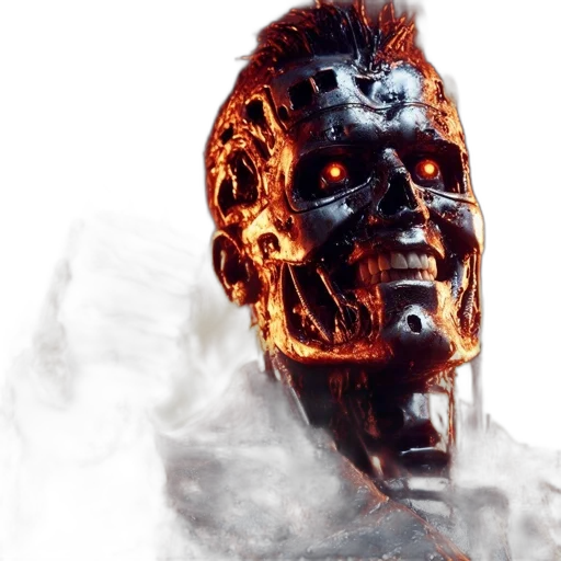 mask, face, robot, concept art transparent PNG cut-out