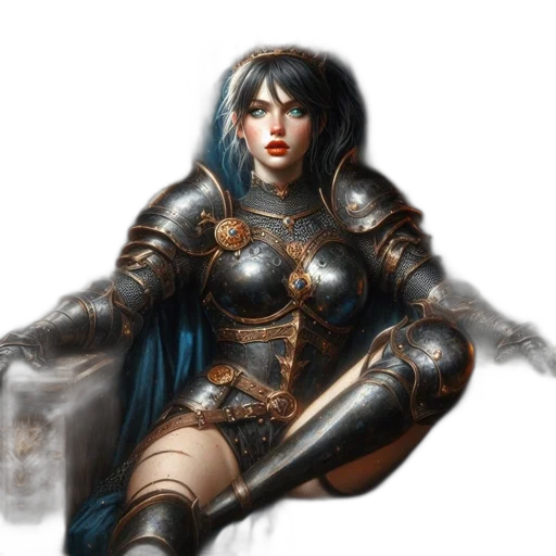 fantasy art, concept art, comic book art, photorealistic transparent PNG cut-out