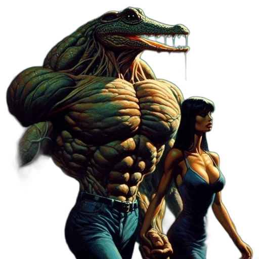 creature, animal, comic book art, concept art transparent PNG cut-out