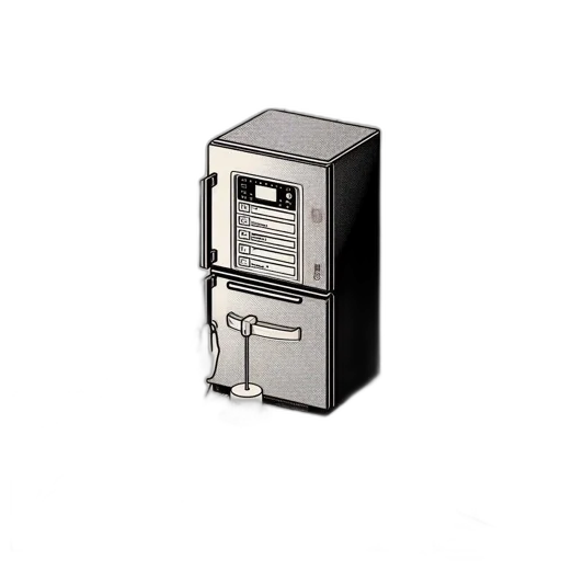 robot, furniture, food, 3d render transparent PNG cut-out