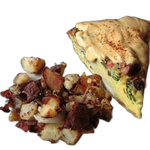 food, plate, slice, quiche transparent PNG cut-out