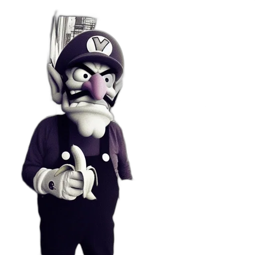 staff, mask, robot, 3d render transparent PNG cut-out