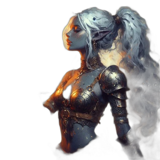dragon, robot, sword, face transparent PNG cut-out