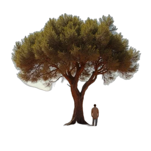tree, animal, creature, staff transparent PNG cut-out