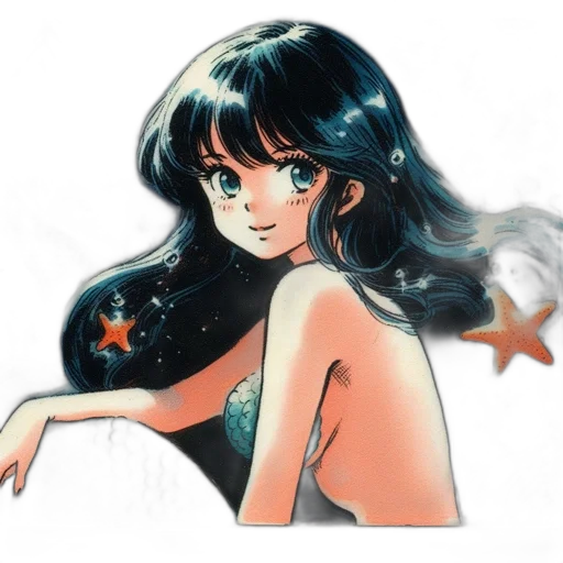 dress, watercolor, anime, concept art transparent PNG cut-out