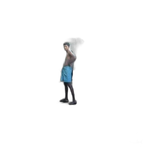 umbrella, dress, creature, staff transparent PNG cut-out